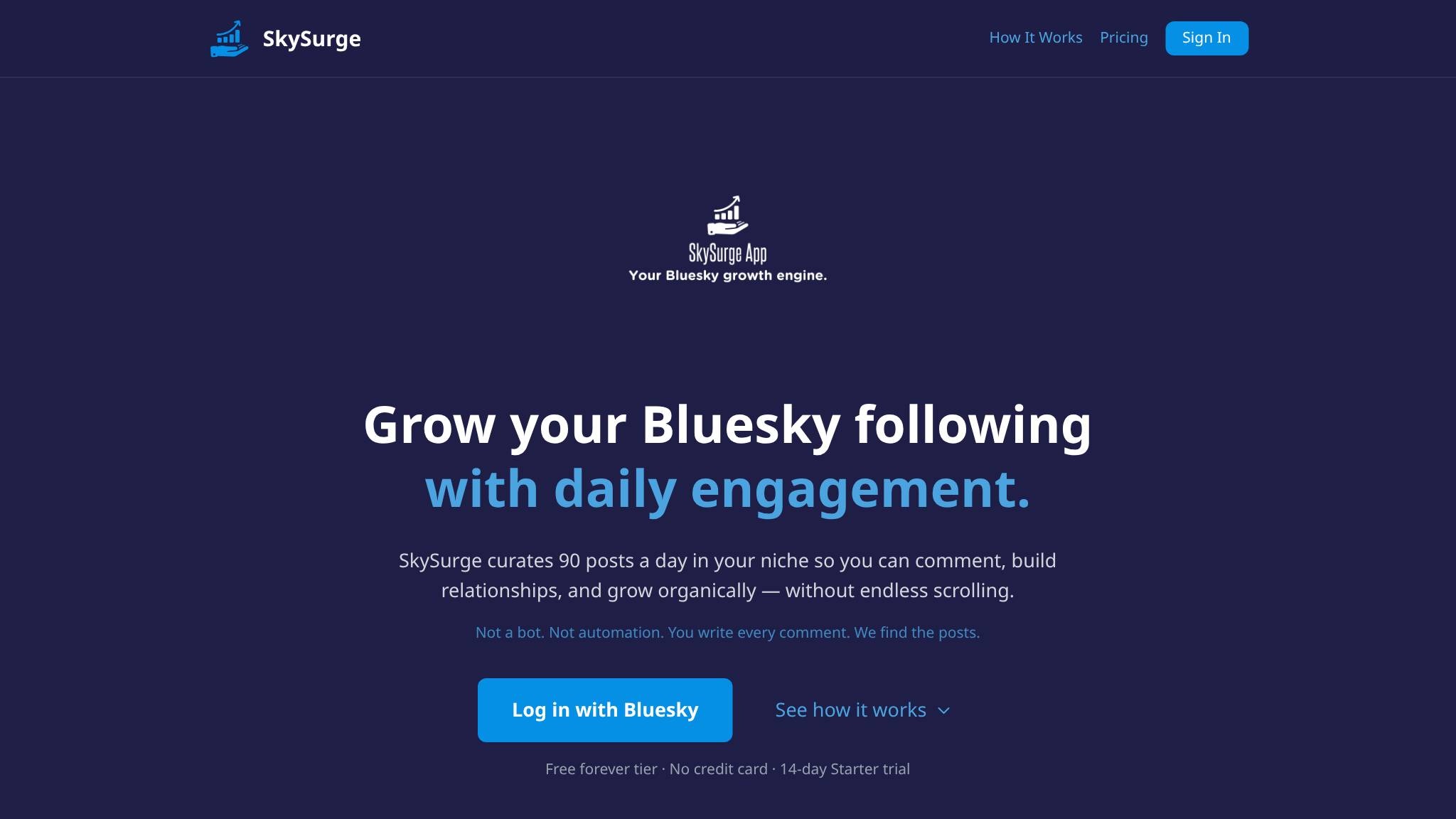 SkySurge later landing-page capture