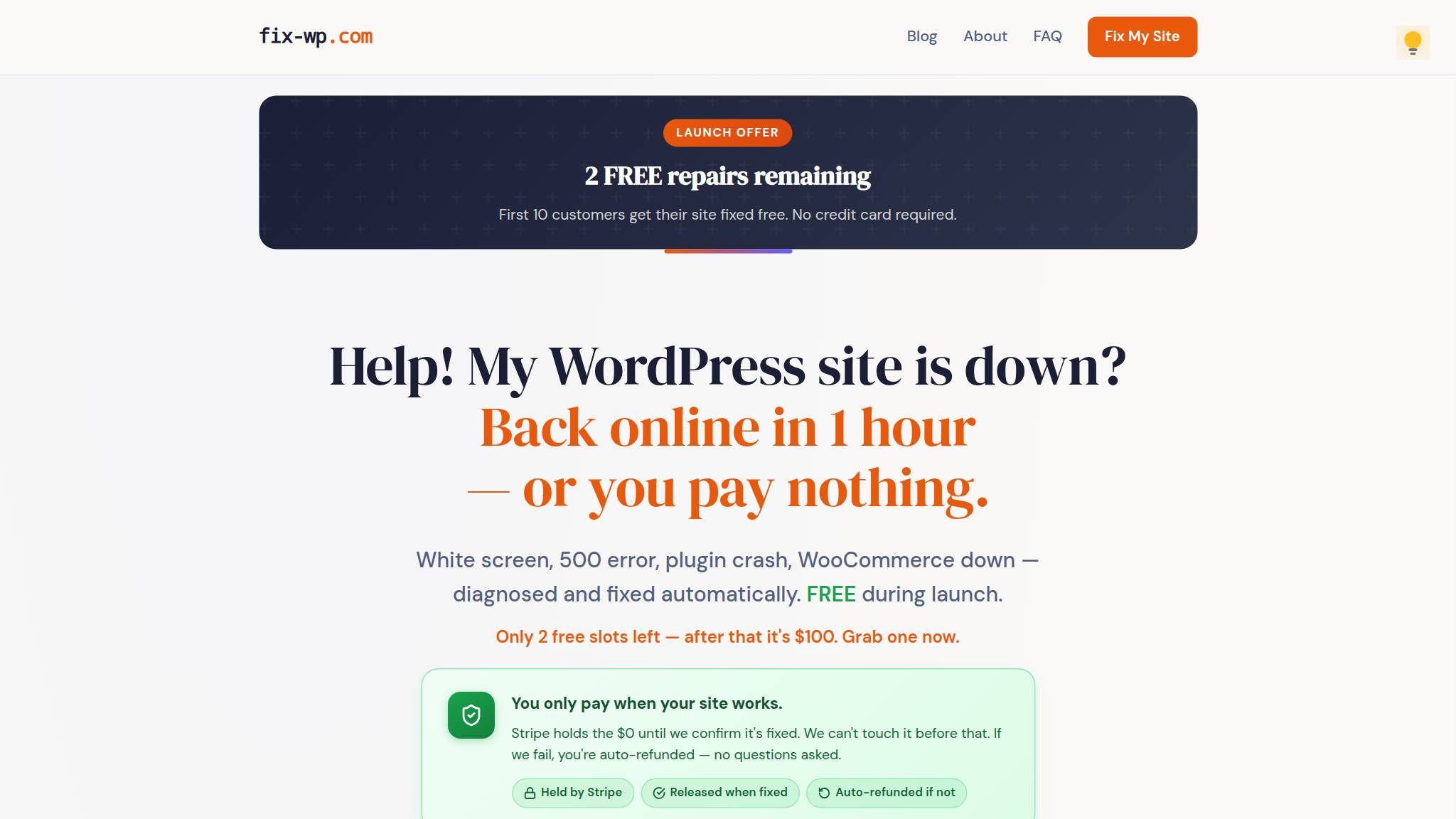 fix-wp.com after edit