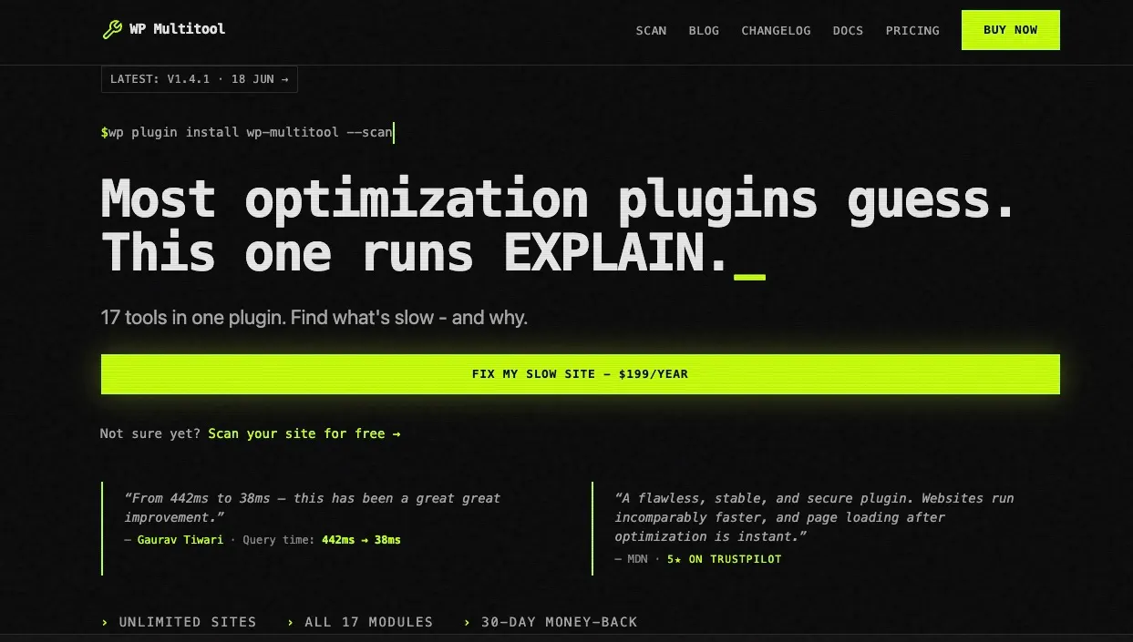 Marcin's page after