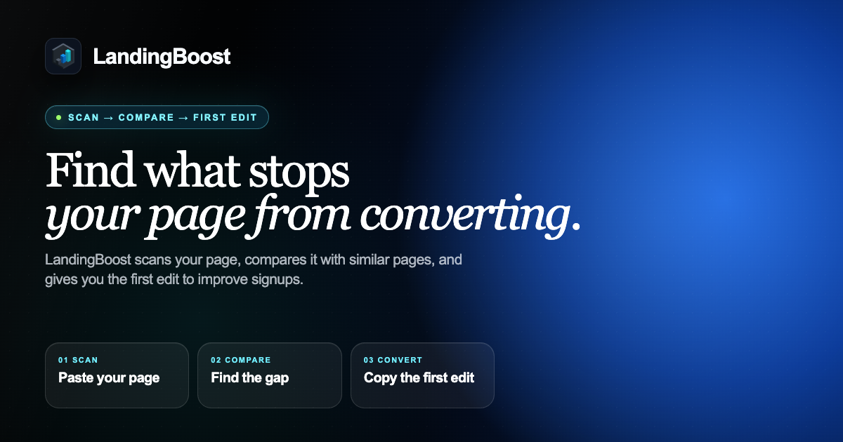 LandingBoost