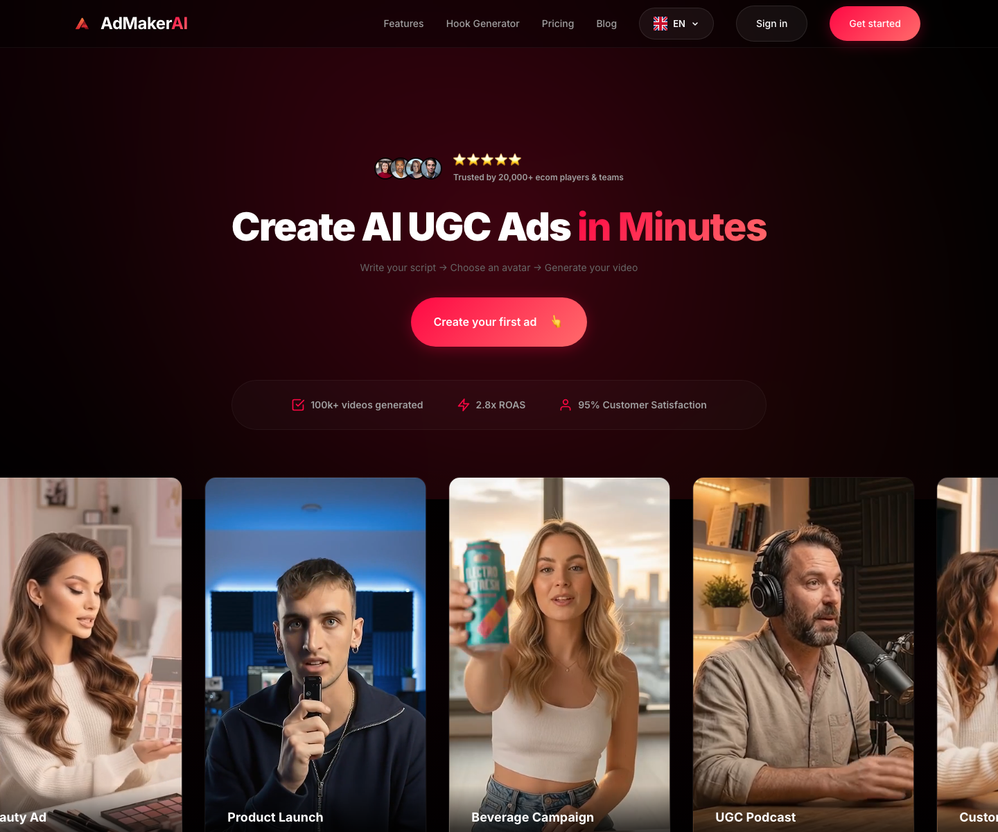 admakerai hero screenshot