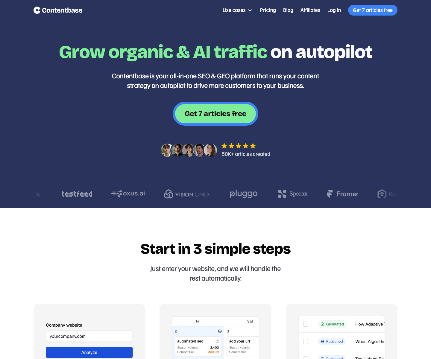 Contentbase hero screenshot