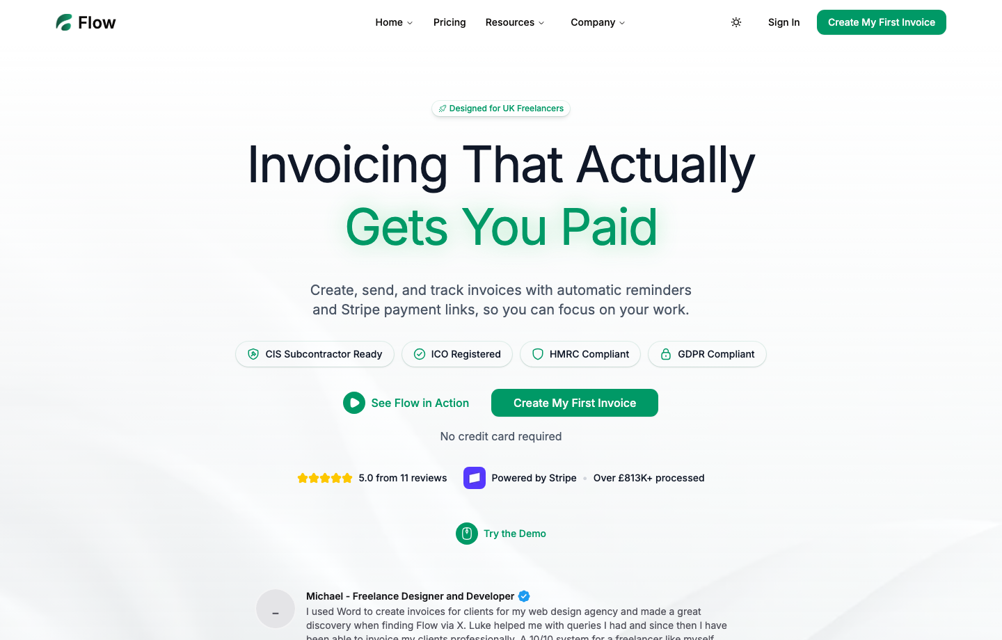 Flow hero screenshot