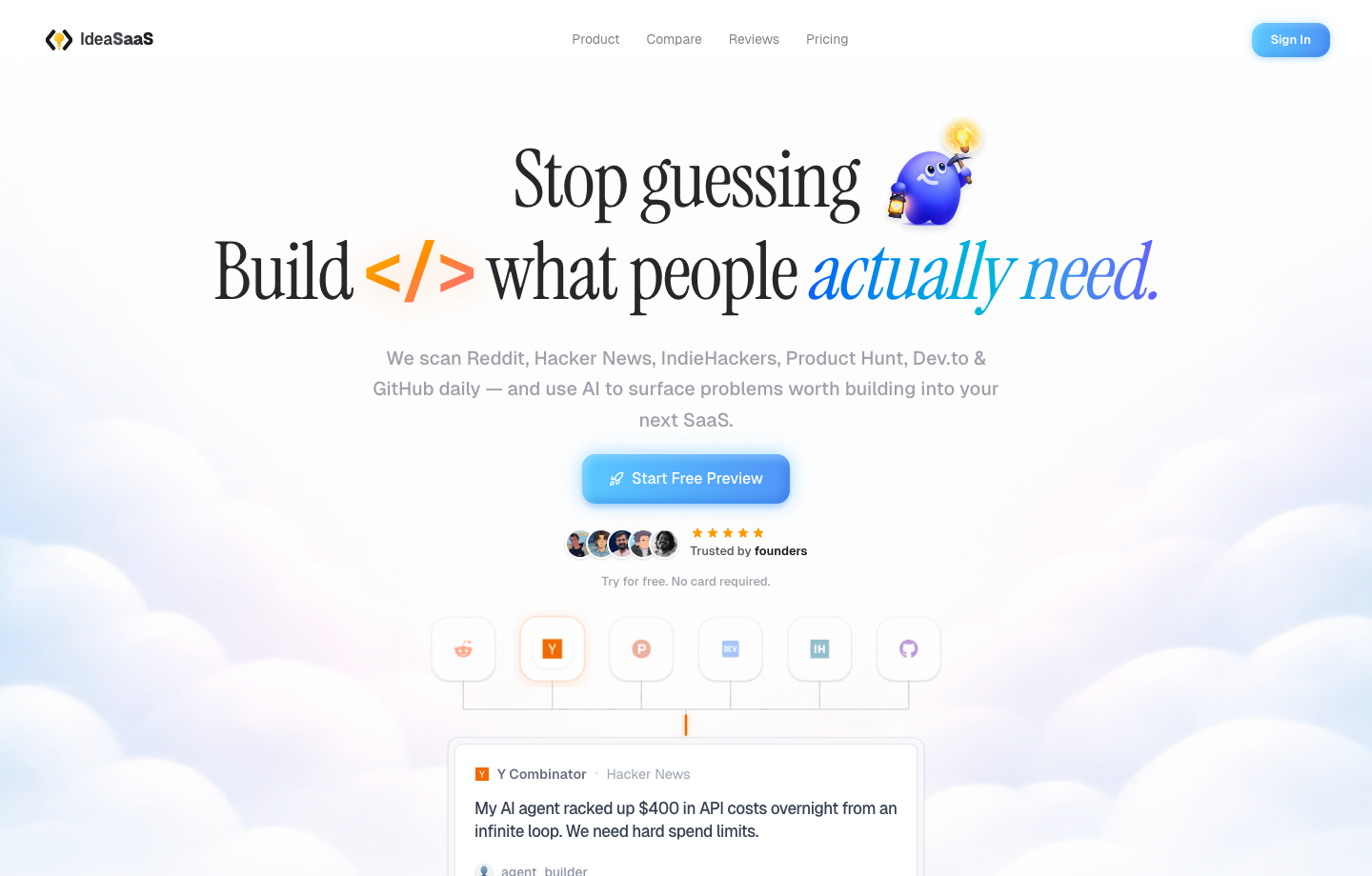 ideasaas hero screenshot