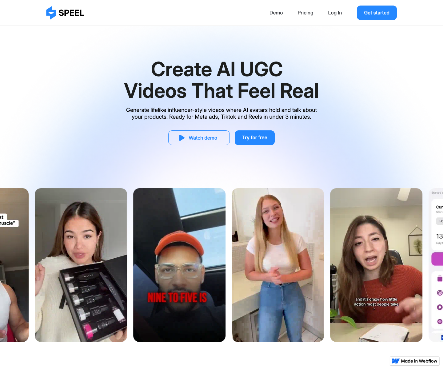 Speel.co hero screenshot